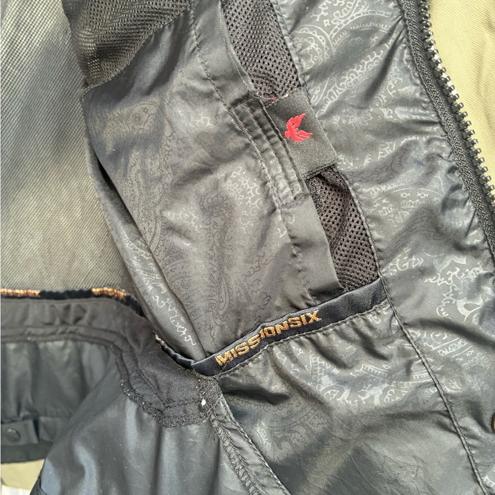 Mission Six Falcon Series Jacket XS RECCO Hooded Olive Green Snow Ski Ride - Picture 13 of 16
